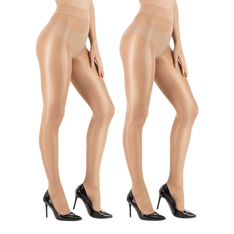 🌸Hot Sale 50% OFF👑 Transparent High-Waisted Shiny Sheer Tights for Women - Sheer & Comfortable