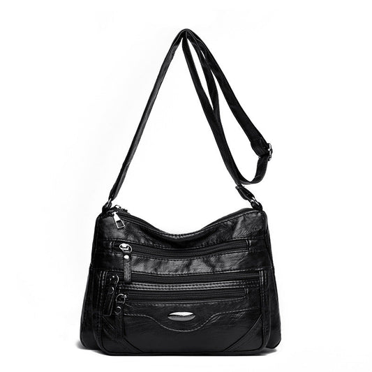 👜Wielofunkcyjna torba crossbody z miękkiej skóry o dużej pojemności
