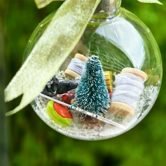 🔮Świąteczna ozdoba do szycia – śnieżna kula🎄