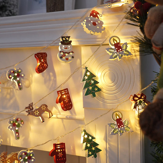 🎄🎁Łańcuch świetlny LED Święty Mikołaj🎅