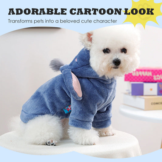 🐶✨Urocza bluza z kapturem z motywem zwierzęcym