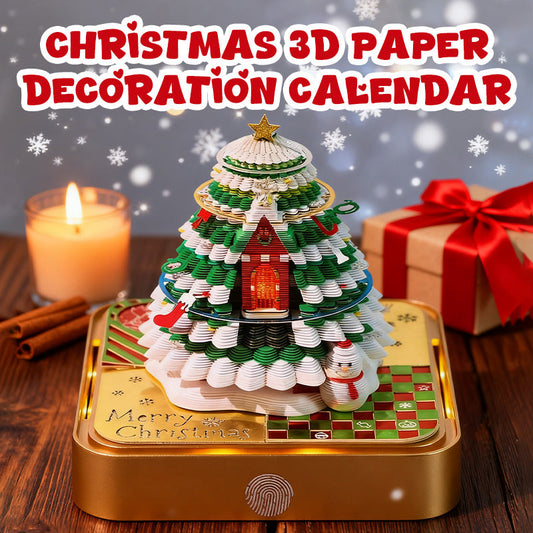 ✨Świąteczny kalendarz dekoracyjny 3D do samodzielnego złożenia🎄