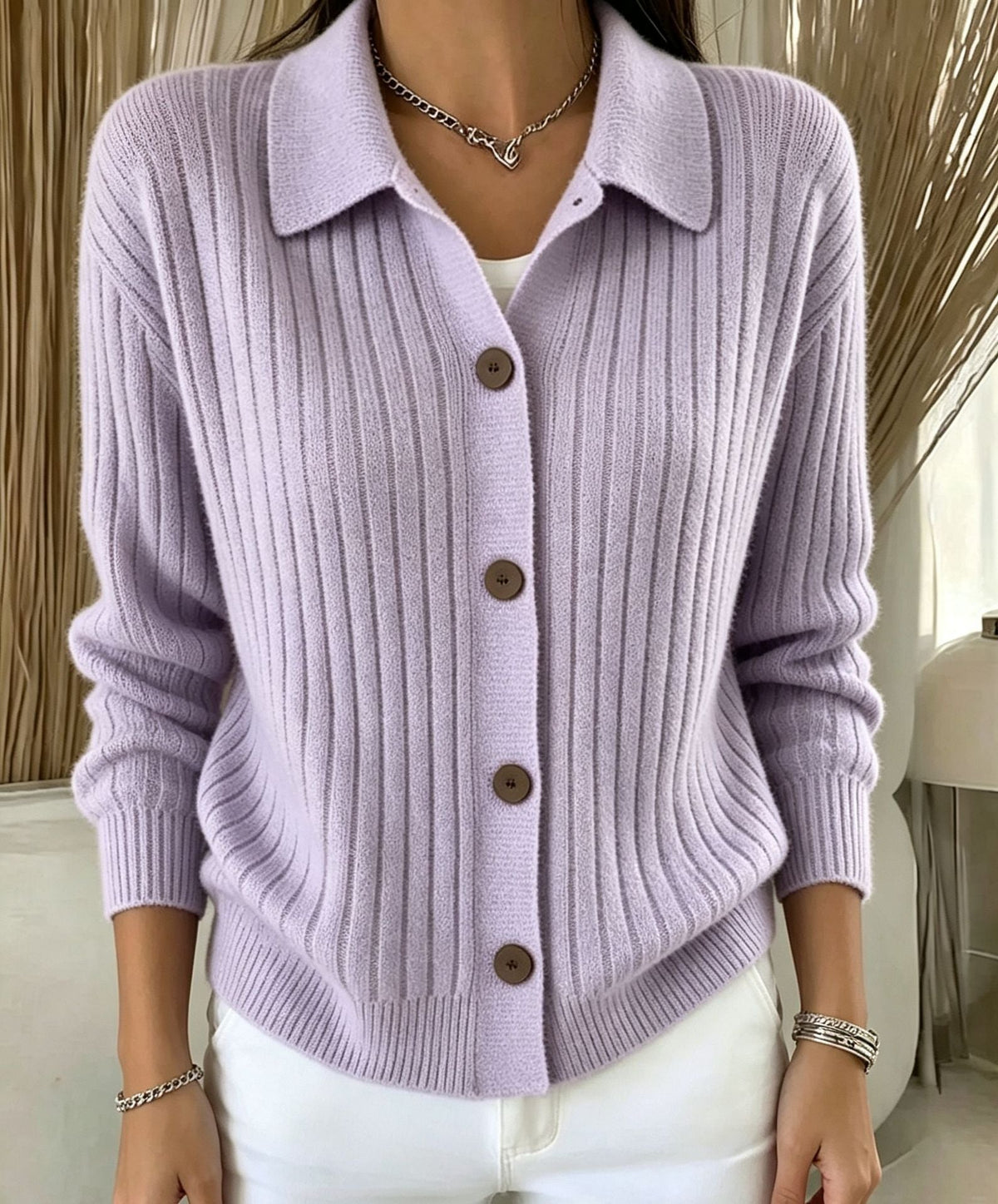 🌸Women's Casual Loose Fit Knit Cardigan
