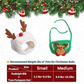 🎅 Świąteczna oferta specjalna: 49% zniżki 🎄Urocza czapka świąteczna dla zwierząt z pomponem