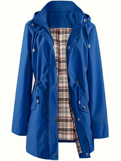 🌧️💧Ultimate Plaid Waterproof Jacket for Women🍃Unleash Style and Durability in Any Storm!