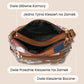 🔥Wyprzedaż: 40% zniżki👜Torba z Vintage Geometrycznym Wzorem - Z Regulowanym Paskiem