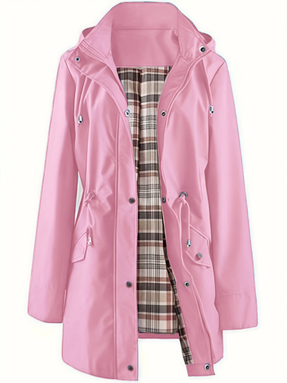 🌧️💧Ultimate Plaid Waterproof Jacket for Women🍃Unleash Style and Durability in Any Storm!