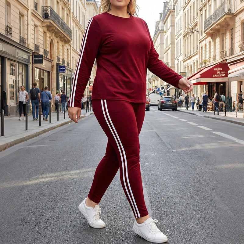 🔥🏃‍♀️Women's 2-Piece Long Sleeve Tracksuit Set