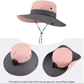 🧢☀️ Składana czapka przeciwsłoneczna do użytku na świeżym powietrzu — lekka, z regulacją i filtrem UPF 50+ — idealna na wędrówki, plażę lub prace ogrodnicze 🏖️