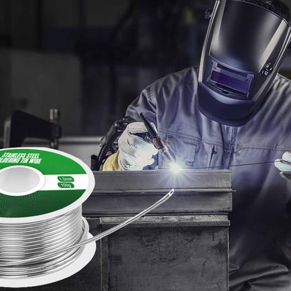Aluminiowy drut lutowniczy ze stali nierdzewnej🧰
