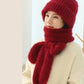 🔥Jednoczęściowa czapka i szalik z dzianiny