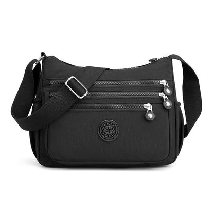 👜Lightweight Multi-Pocket Nylon Crossbody Bag – Lightweight, Water-Resistant & Perfect For Everyday Adventures