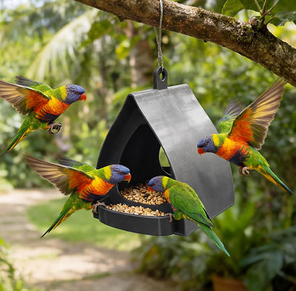 🦜Zadaszony wiszący karmnik dla ptaków