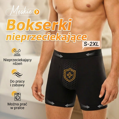 Męskie bokserki z ultra chłonnym wkładem na nietrzymanie moczu