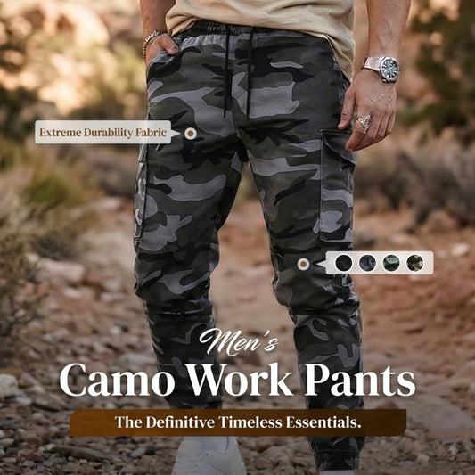 🔥Sale:50% OFF👖Casual Camo Work Pants