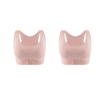 🌸✨ Front-Closure Posture-Correcting Bra – Wire-Free, for Back Health【Buy 1 Get 1 Free】