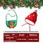 🎅 Świąteczna oferta specjalna: 49% zniżki 🎄Urocza czapka świąteczna dla zwierząt z pomponem