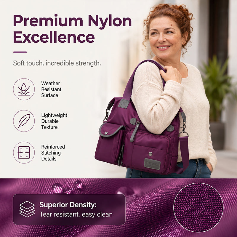 👜💐 Women’s large-capacity waterproof bag — versatile and stylish, perfect for a range of looks