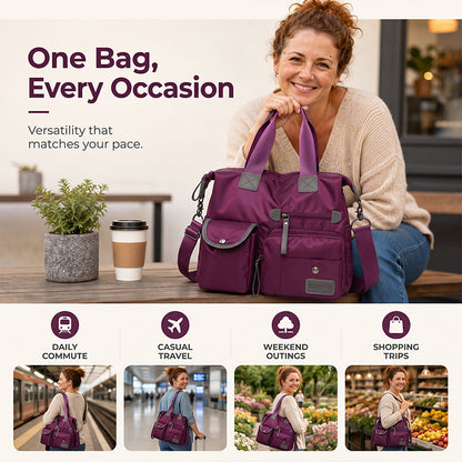 👜💐 Women’s large-capacity waterproof bag — versatile and stylish, perfect for a range of looks