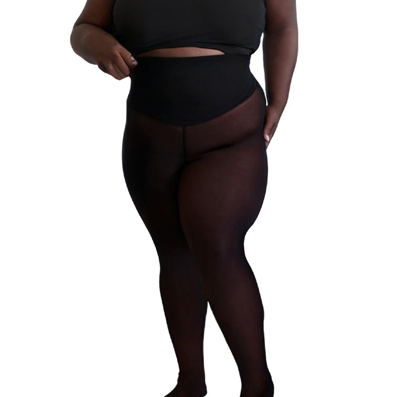 🔥Limited time HOT SALE 50% OFF!!🔥 50K+ SOLD! ❄️ One-Seam Pile-Lined Shaping Tights ✨ Stay Warm, Look Snatched 💕