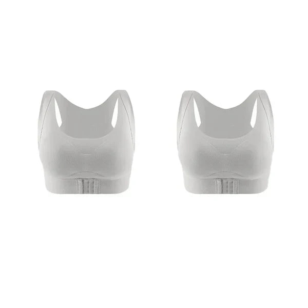 🌸✨ Front-Closure Posture-Correcting Bra – Wire-Free, for Back Health【Buy 1 Get 1 Free】