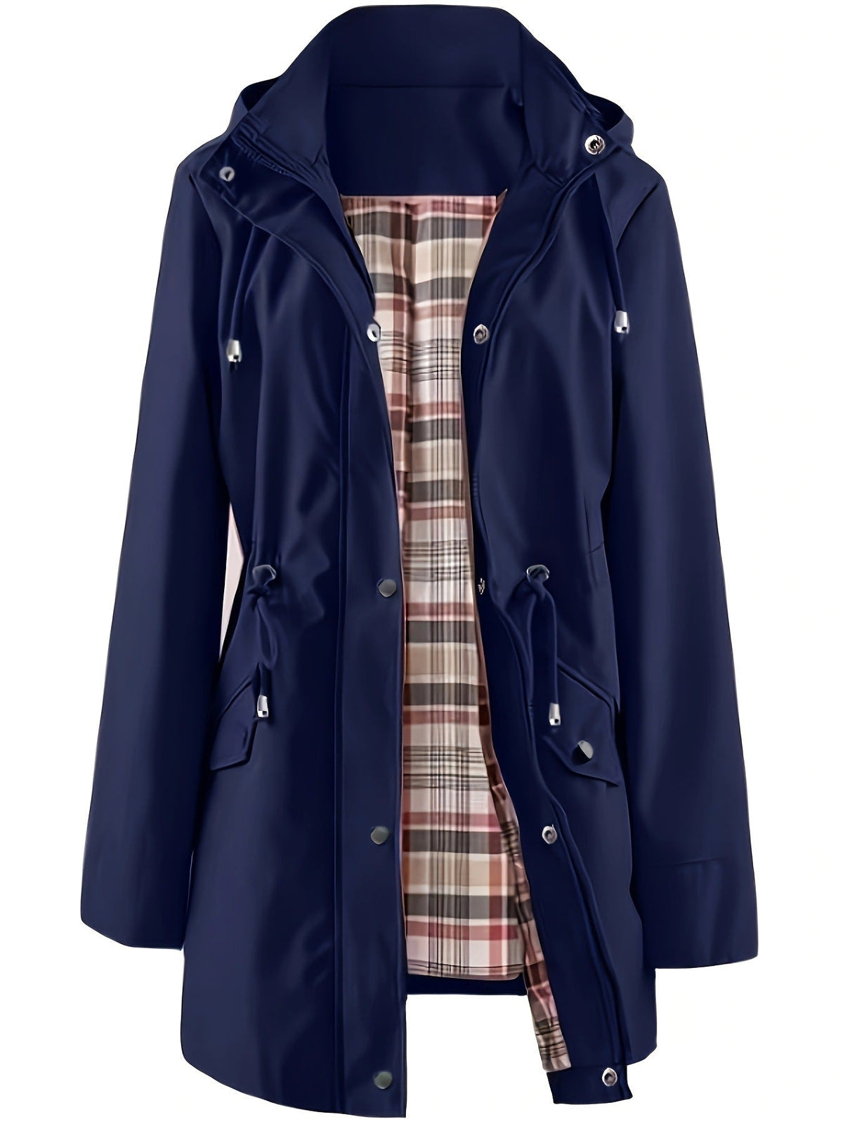 🌧️💧Ultimate Plaid Waterproof Jacket for Women🍃Unleash Style and Durability in Any Storm!