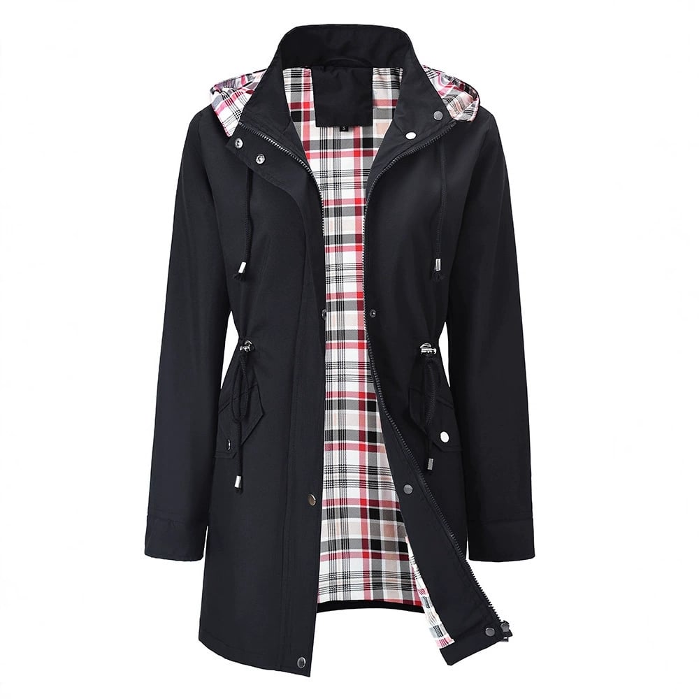 🌧️💧Ultimate Plaid Waterproof Jacket for Women🍃Unleash Style and Durability in Any Storm!