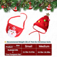 🎅 Świąteczna oferta specjalna: 49% zniżki 🎄Urocza czapka świąteczna dla zwierząt z pomponem