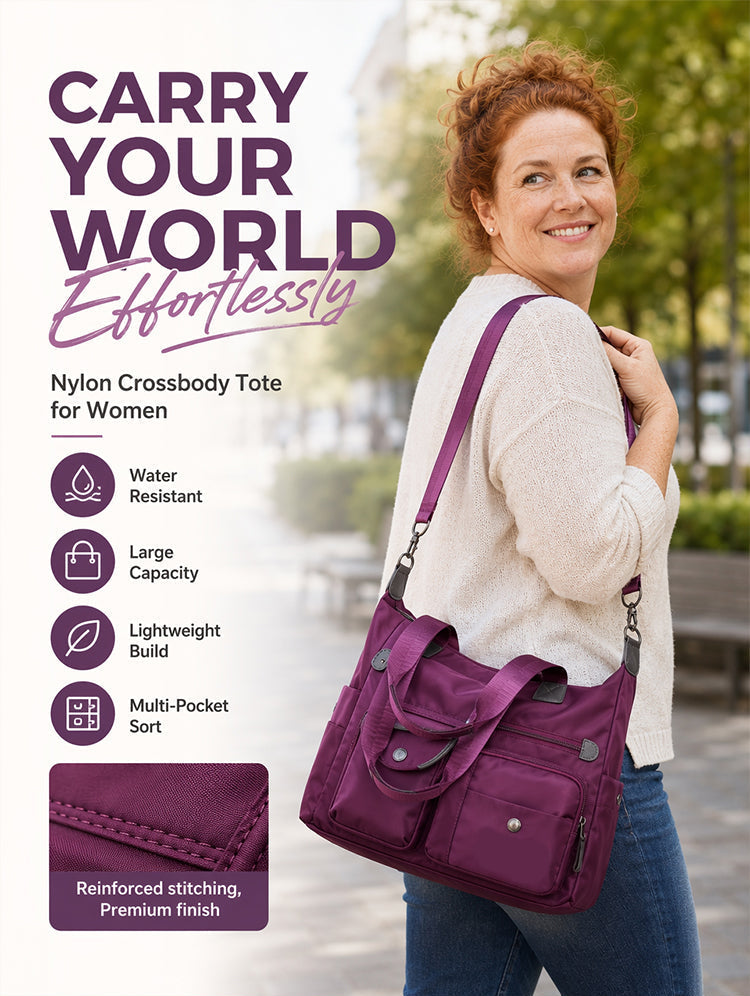 👜💐 Women’s large-capacity waterproof bag — versatile and stylish, perfect for a range of looks