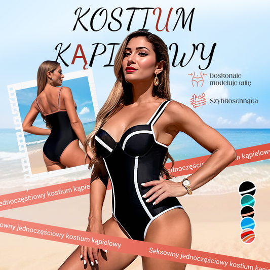 🏖️Szczupły seksowny jednoczęściowy kostium kąpielowy👙
