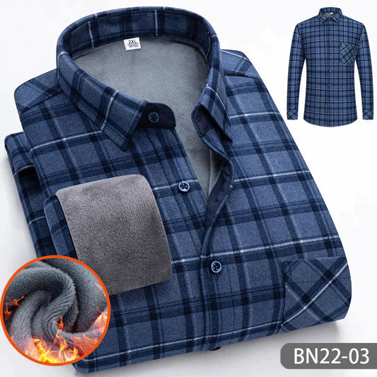 🔥👔Męska gruba koszula na ciepłe dni jesienią i zimą
