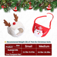 🎅 Świąteczna oferta specjalna: 49% zniżki 🎄Urocza czapka świąteczna dla zwierząt z pomponem