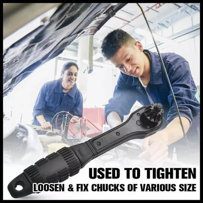 🔧Klucz zapadkowy z uchwytem wiertarskim 2 w 1