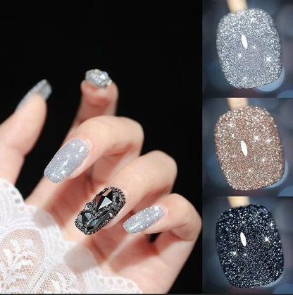 🔥Kup 1 i otrzymaj 1 gratis💅💎Błyszczący lakier do paznokci Diamond Cat-Eye