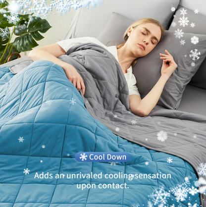 ❄️Oddychająca, nadrukowana, nadająca się do prania letnia kołdra chłodząca💤