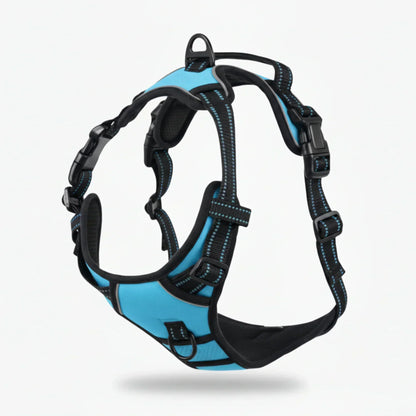🐶🐾 LIMITED-TIME 55% OFF! FellStern Adjustable Dual-Clip Anti-Pull Dog Harness – Breathable Padding, Four-Way Fit & Secure Walking Control