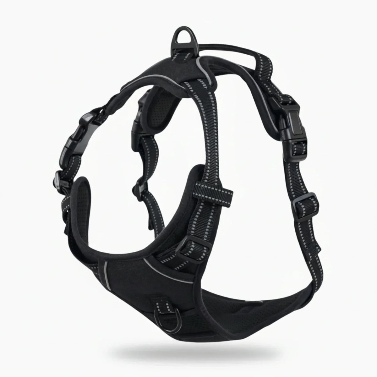 🐶🐾 LIMITED-TIME 55% OFF! FellStern Adjustable Dual-Clip Anti-Pull Dog Harness – Breathable Padding, Four-Way Fit & Secure Walking Control