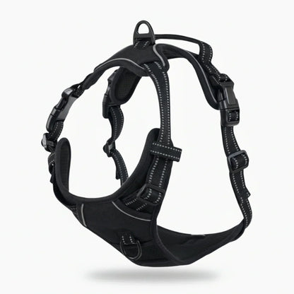 🐶🐾 LIMITED-TIME 55% OFF! FellStern Adjustable Dual-Clip Anti-Pull Dog Harness – Breathable Padding, Four-Way Fit & Secure Walking Control