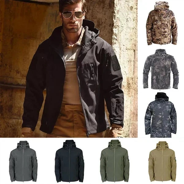 🔥 SALE 50% OFF💥 Men's Waterproof Insulated Outdoor Jacket💦 Built for Wind & Rain