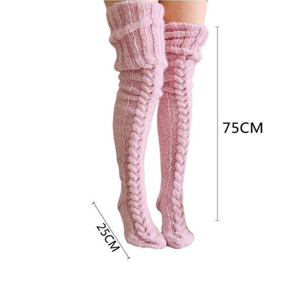 ❤️ Winter Promotion 2026 — Cozy Knit Warmth, Soft Leg Comfort | Knitted Stockings