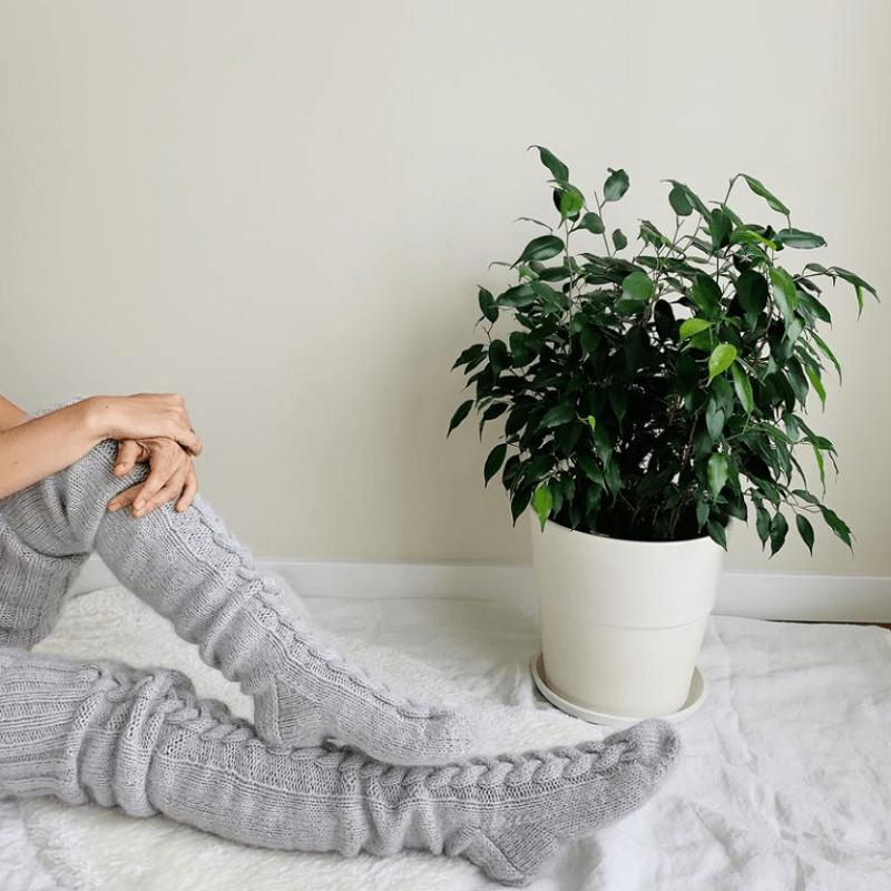 ❤️ Winter Promotion 2026 — Cozy Knit Warmth, Soft Leg Comfort | Knitted Stockings
