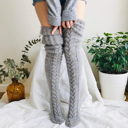 ❤️ Winter Promotion 2026 — Cozy Knit Warmth, Soft Leg Comfort | Knitted Stockings