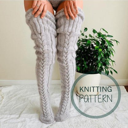 ❤️ Winter Promotion 2026 — Cozy Knit Warmth, Soft Leg Comfort | Knitted Stockings