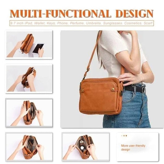 ✨Modne skórzane torebki crossbody i kopertówki🤩