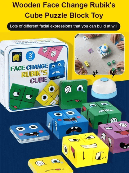 💖 5D puzzle gra rodzinna zmieniające się twarze