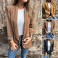 💝Elegancka damska marynarka z modnym podszewką w panterkę!🐆