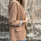 💝Elegancka damska marynarka z modnym podszewką w panterkę!🐆