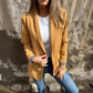 💝Elegancka damska marynarka z modnym podszewką w panterkę!🐆