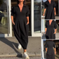 💕 Elegancka sukienka wyszczuplająca talię z dekoltem w szpic
