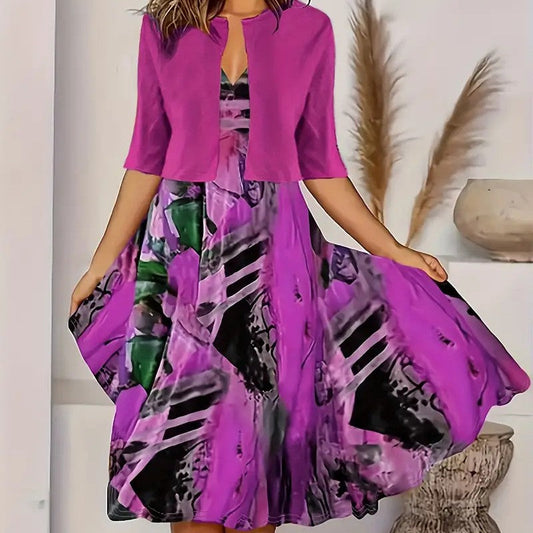 🥰 Eleganckie dwuczęściowe sukienki damskie